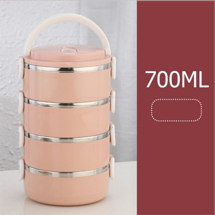 Cute Japanese Lunch Box For Kids School Portable Food Container Stainless Steel