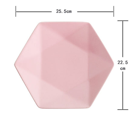 Matte Creative Ceramic Plate Western Dinner Plate