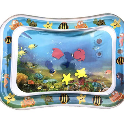 Baby Inflatable Water Mat, Infants Summer Beach Water Mat Patted Pad Water Cushion For Infants Toddlers Summer Activity Play Toys Baby Pillows