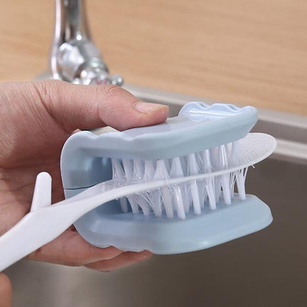 U-Shaped Knife And Cutlery Cleaner Brush Home Kitchen Cleaning Brushes Bristle Scrub Kitchen Washing