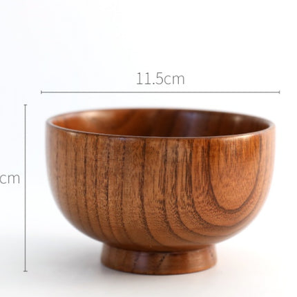 Wooden round wooden bowl