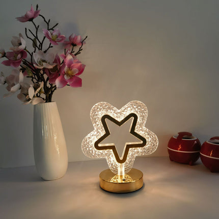 Star Moon Charging Touch Touch Small Night-light Table Lamp