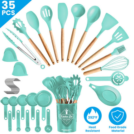 35 Piece Kitchen Cooking Utensil Set
