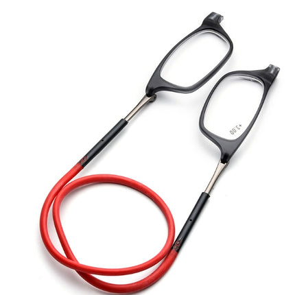 Portable Magnetic Absorption Hang Neck Reading Glasses Men Magnet Reading Glasses Women Diopter Glasses