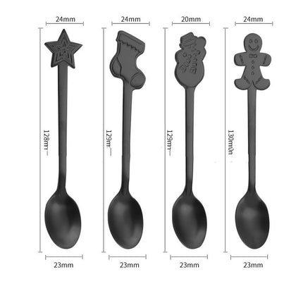 Cartoon spoon Christmas spoon gift cutlery set