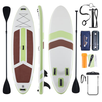 Inflatable Stand Up Paddle Boards 10 Ft 5 In With Premium SUP Paddle Board Accessories, Wide Stable Design, Non-Slip Comfort Deck For Youth & Adults