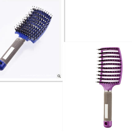 Hairbrush Anti Klit Brushy Haarborstel Women Detangler Hair Brush Bristle Nylon Scalp Massage  Teaser Hair Brush Comb