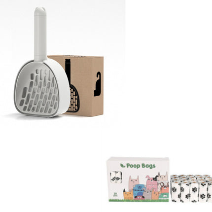 Cat Litter Scoop Plastic Cats Poop Scoop With Base Pets Cleanning Tool Cat Toilet Products Durable Litter Box Cleaner Shovel Pet Products