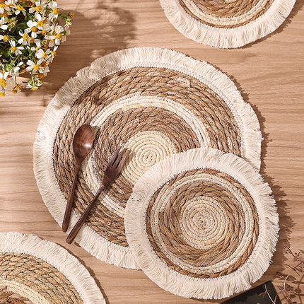Tassel Grass Insulated Dining Table Mat
