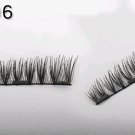 Magnet false eyelashes hand-woven