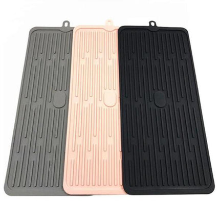 Foldable Silicone Drain Pad Non-slip Drain Drying Flume Draining Mat Non-slip Placemat For Kitchen Accessories