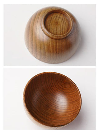 Retro Japanese style wooden tableware