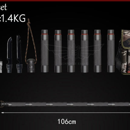 Outdoor Defense Tactical Stick Alpenstock Hiking Camping Equipment Multifunctional Walking Stick