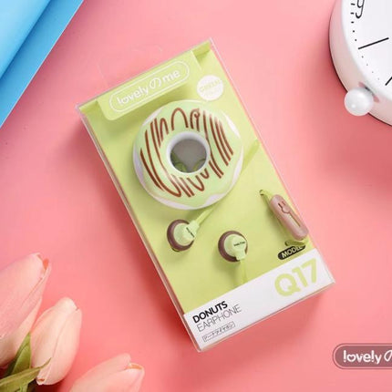 Creative donut winding music subwoofer mobile phone diy big computer headset wired girl male sports gift