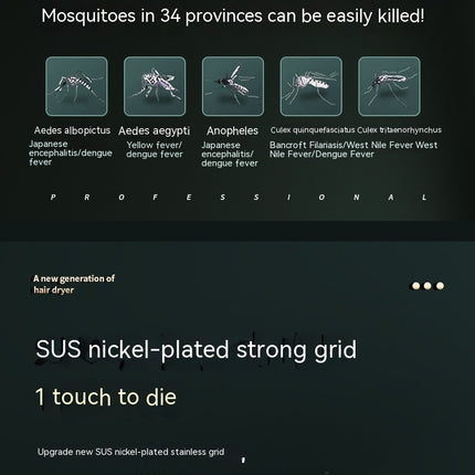 Household Automatic Bedroom Electric Shock Mosquito Killing Lamp