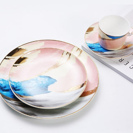 Watercolor Dessert  Plates