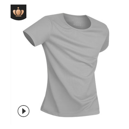 Quick-drying Waterproof Anti-fouling T-shirt Couple Half Sleeve Bottoming Shirt