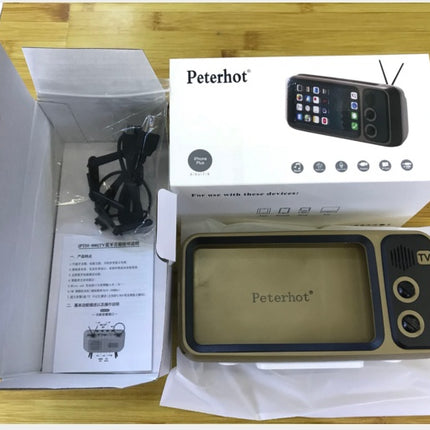 Retro TV mini portable audio