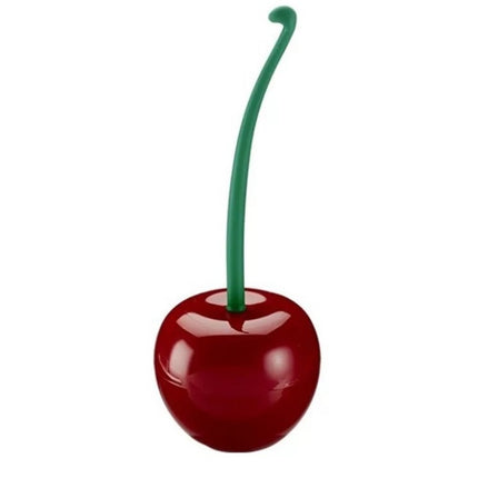 Long Handle Soft Hair Household Toilet Brush Cherry Toilet Brush Daily Necessities Creative Plastic Cleaning Brush Toilet Brush Set
