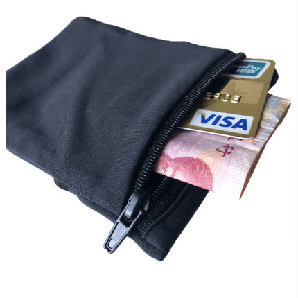 Gym Cycling Running Phone Arm Bag Wristband Badminton Tennis Sweatband Wrist Support Pocket Wrist Wallet Pouch Arm Band Bag