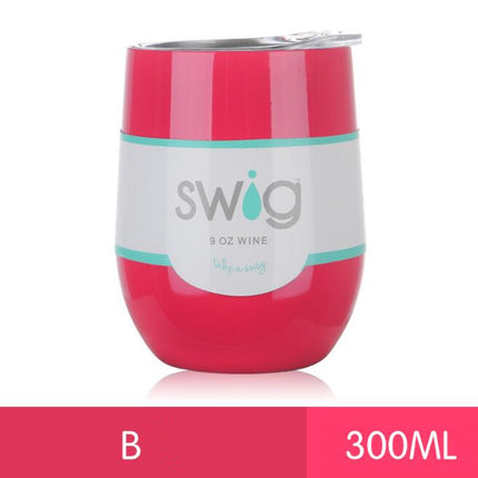 hot drink cups 9 унц. the egg in the form of a 304 stainless steel drink Tumber mug lid wine beer vacuum thermos cup