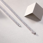 Winter Lake Luxury Fashion Set Mosan Diamond S925 Silver Necklace Rivaling Natural Diamonds