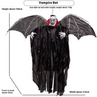 Big Bat Vampire Pendant Ornament Induction Luminous Atmosphere Props