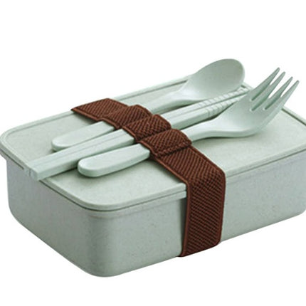 Lunch Box Bamboo Fiber Microwave Oven Bento