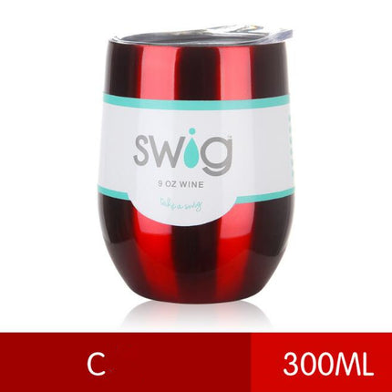 hot drink cups 9 унц. the egg in the form of a 304 stainless steel drink Tumber mug lid wine beer vacuum thermos cup