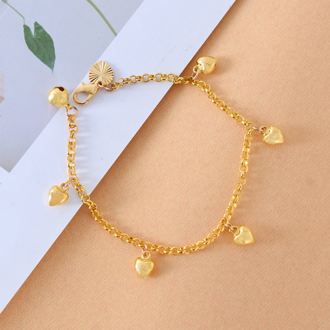 New Simple And Versatile Women Heart Charms Bracelet Women & Teen Girls Jewelry Fashion Jewelry