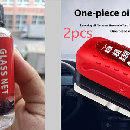 Automotive Oil Film Cleaning Brush Windshield Car Glass Sponge Cleaner Universal Removes Dirt Glass Cleaning Wipe Board Tool