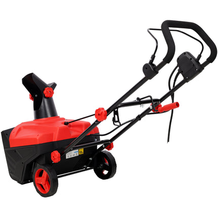20inch Corded Electric Snow Thrower With LED,120V 60HZ,15 Amp Motor,30FT Throwing Distance