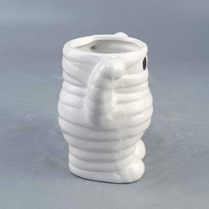 Halloween Mummy Ghost Shape Ceramic Mug