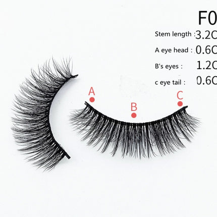 Self-adhesive Eyeliner False Eyelashes Multi-layer Cross-section False Eyelashes