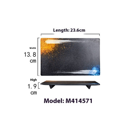 Rectangular Plate Creative Retro Hotpot Restaurant Tableware