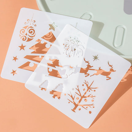 Grow Up Album Diy Hand Tent Christmas Hollowed Out Template