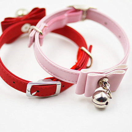 Hot Pet Collar Bow Tie Bell Collar Cute Bell Small Dog Collar,collar, Factory Direct Sales
