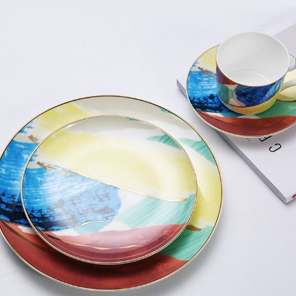Watercolor Dessert  Plates