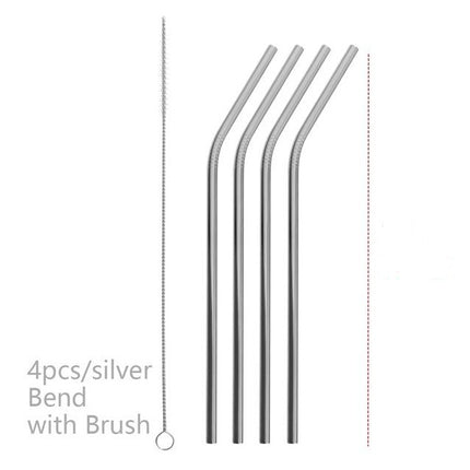 Colourful Reusable Stainless Steel Straws