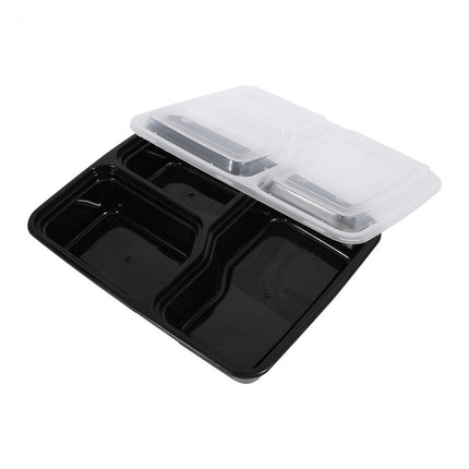 Disposable lunch box plastic fast food box lunch box lunch box takeaway package green lunch box microwave oven dishwasher