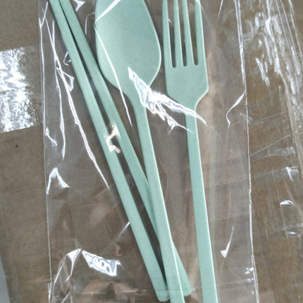 Wheat Straw, Children's Bowl, Cartoon, Wheat Chopsticks, Fork Spoon, Fruit Dish, Mickey's Bowl, Lovely Gift Set