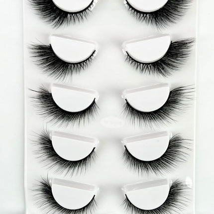 Mink Eyelashes Eye Tail Lengthening Natural Eyelashes Flat False