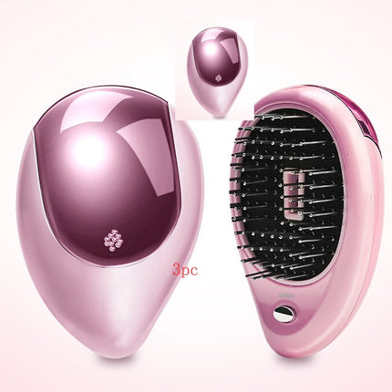 Electric Sound Wave Vibration Magnetic Massage Comb Portable Negative Ion Hair Comb