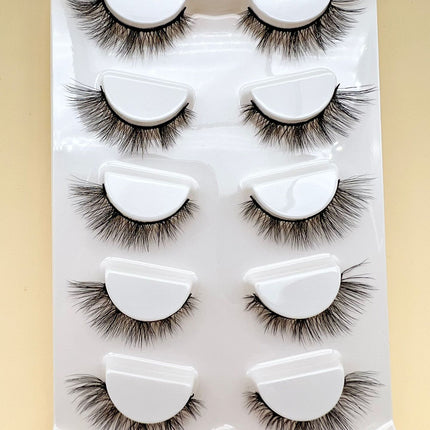 Mink Eyelashes Eye Tail Lengthening Natural Eyelashes Flat False