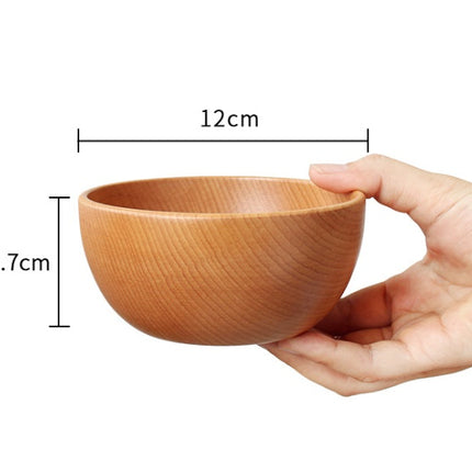 Tableware wooden bowl dish set Japanese style Beech jujube wood bowl household