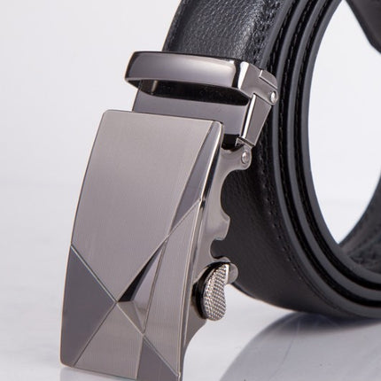 Men's leather factory direct belt buckle leather belt men's automatic belt belt wholesale business