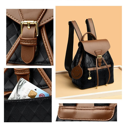 Female Backpack Casual Multifunction Women Leather Backpack Shoulder School Travel Back Pack