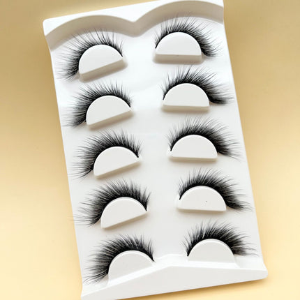 Mink Eyelashes Eye Tail Lengthening Natural Eyelashes Flat False