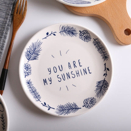 Creative Western dishes, cakes, breakfast dishes, hotels, ceramic tableware, restaurants, bowls, dishes, sets of direct sales