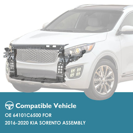 Radiator Support For 2016 2017 2018 2019 2020 Kia Sorento Assembly